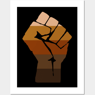 RAISED FIST Posters and Art